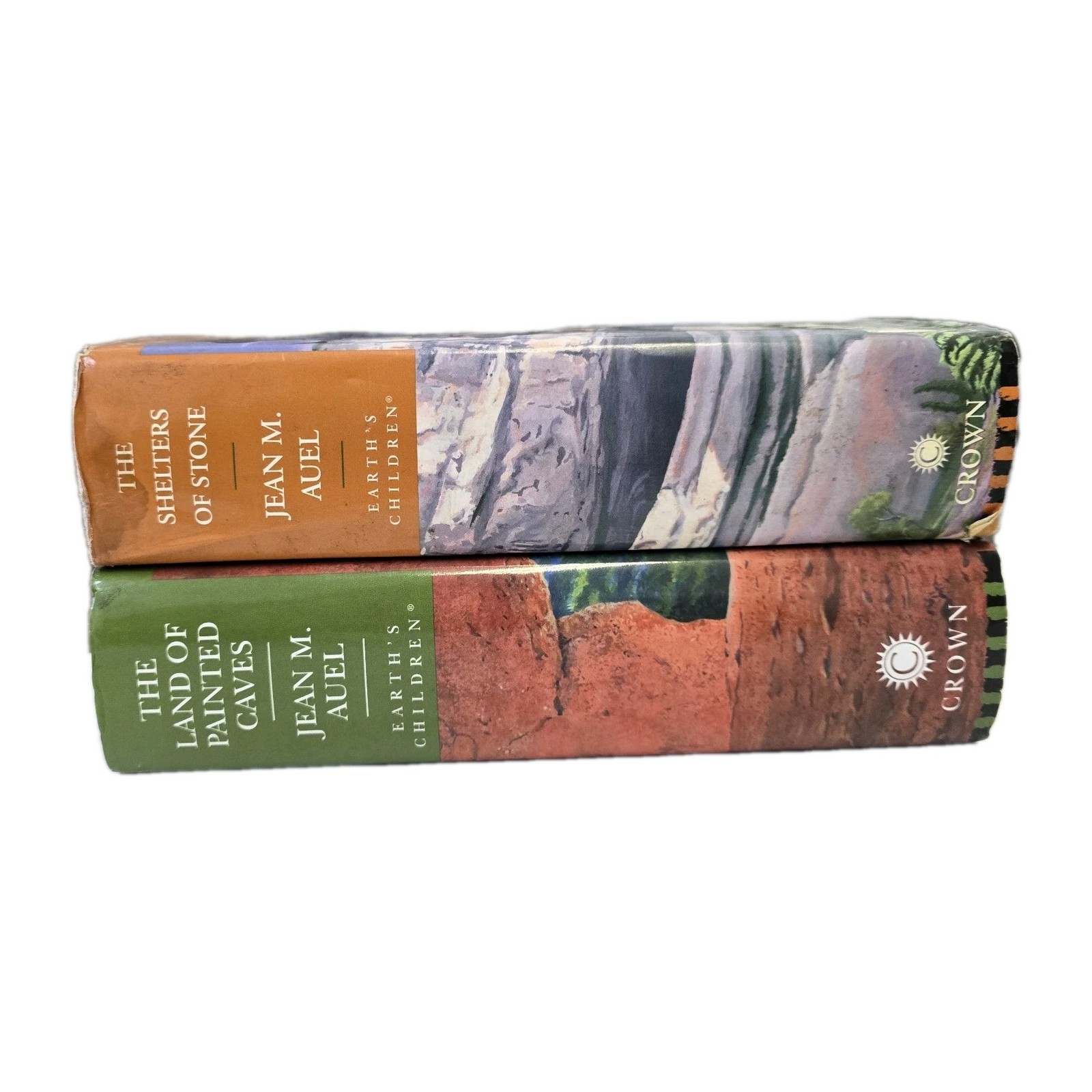 4 Jean M. Auel « Earth&rsquo;s Children Series Books. 3 Hardback 1 Paperback. Bantam…