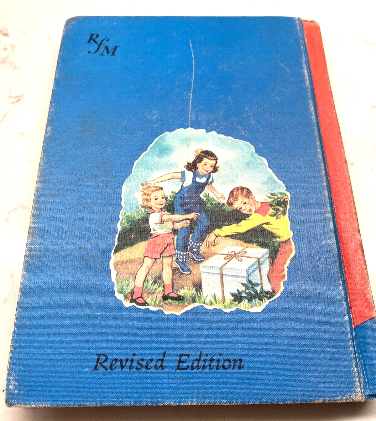 2 Vtg Books Storybook Treasury Dick & Jane Jack & Janet Hardcover 50s Read Funny