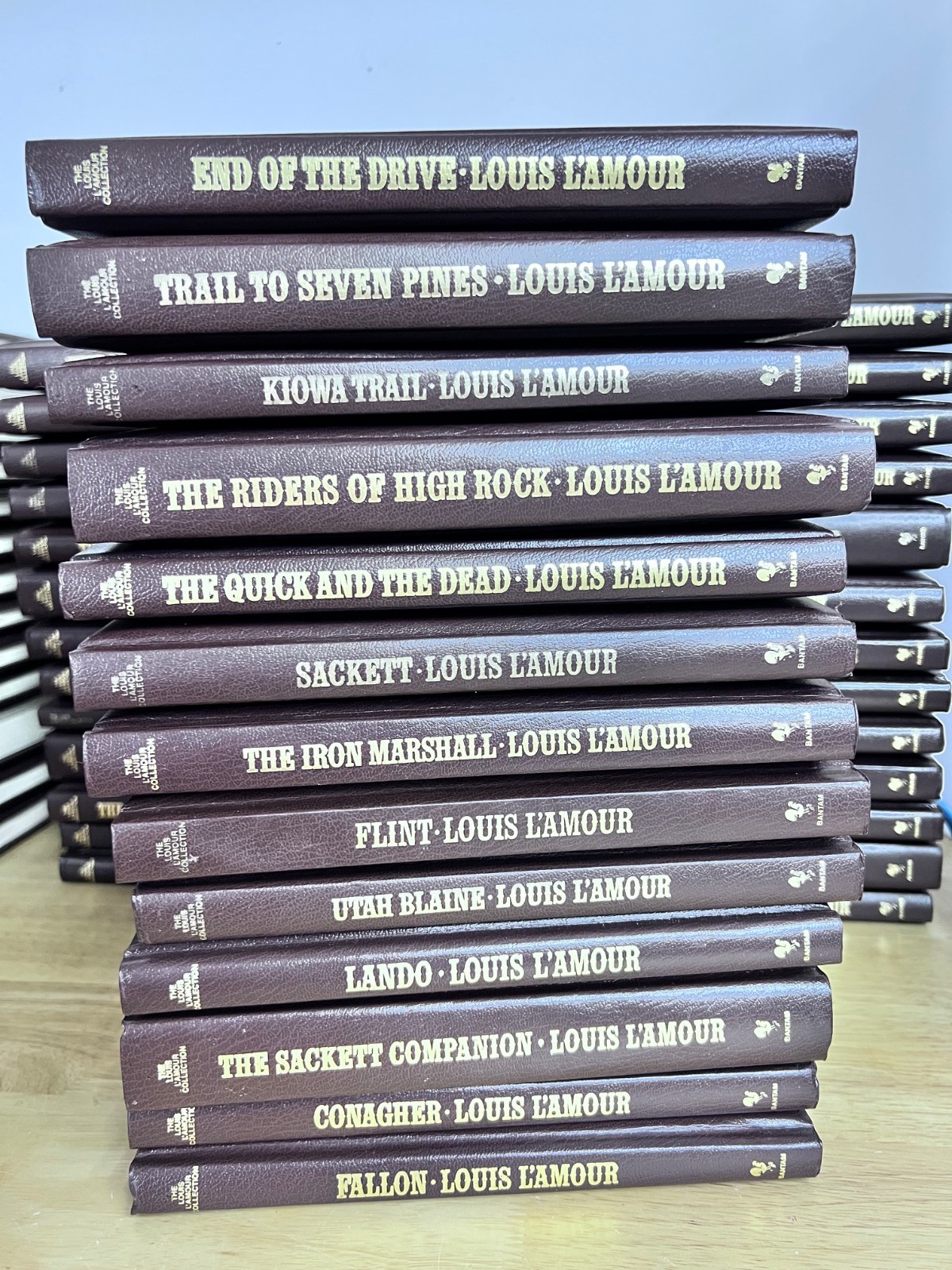 Louis L&rsquo;Amour Leatherette Hardcover Books (Sold Individually) Read description!!