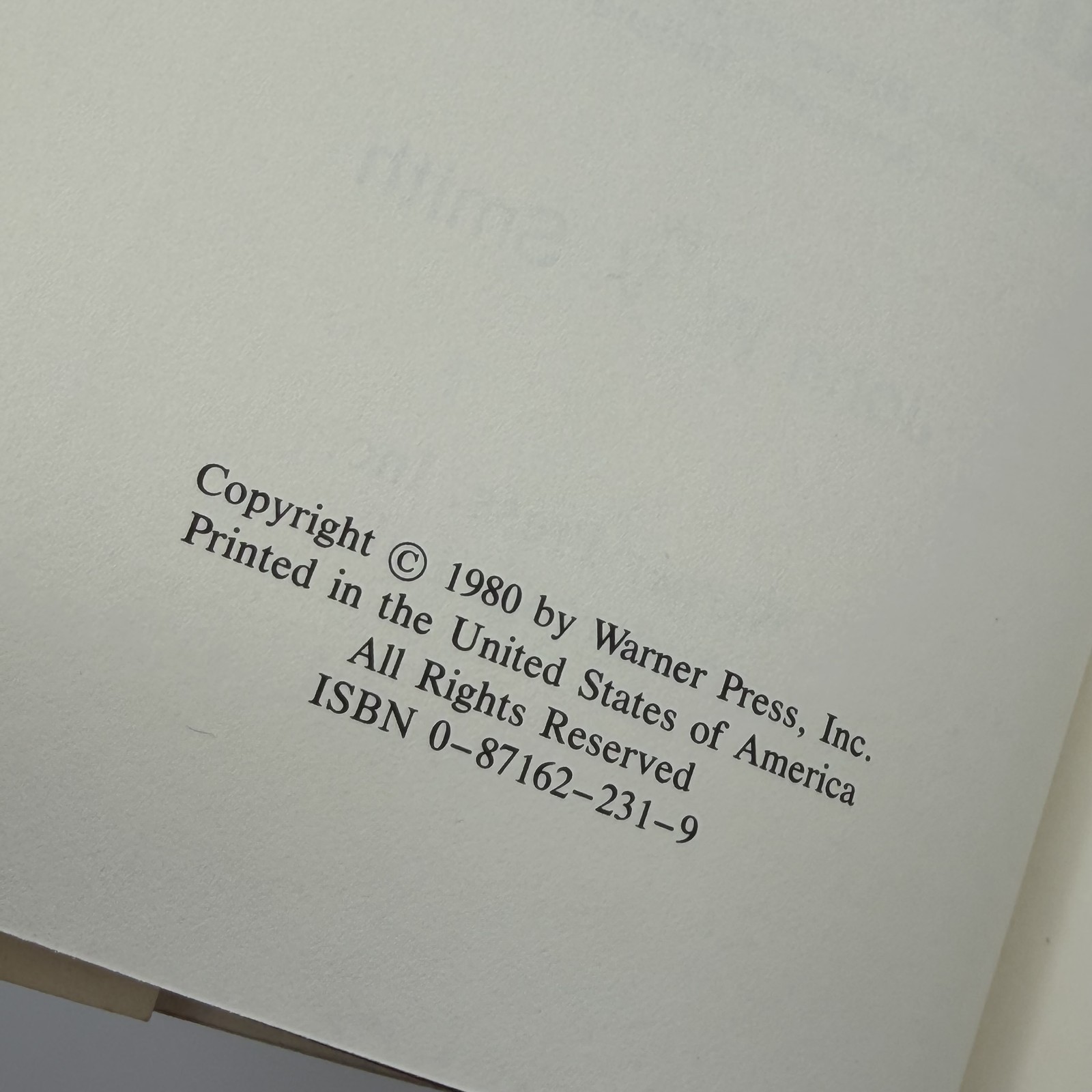 The Quest for Holiness and Unity John W. V. Smith 1980 Warner Press Christian