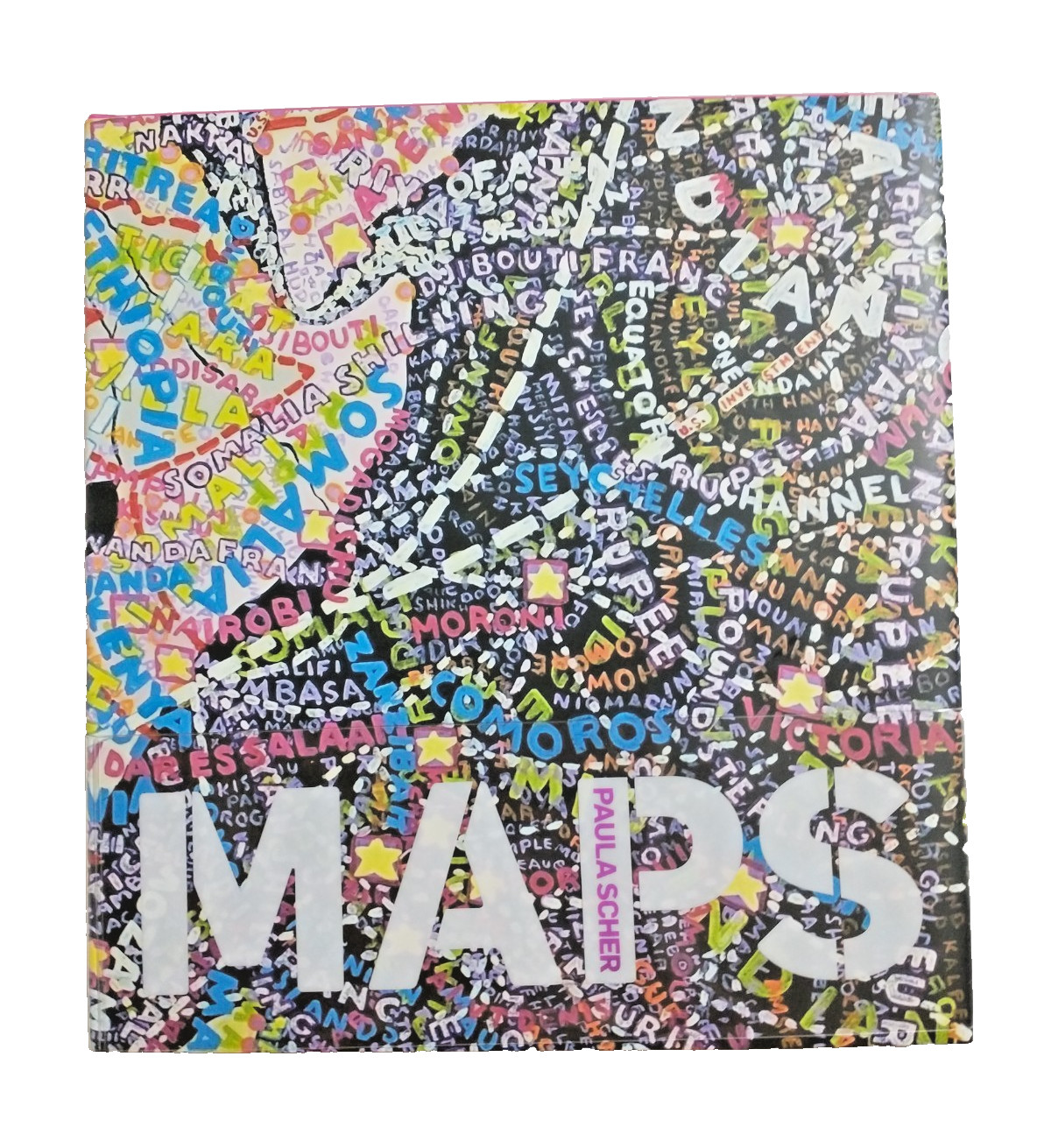 MAPS by Paula Scher – Oversized Hardcover – Coffee Table Graphic Art Design Book