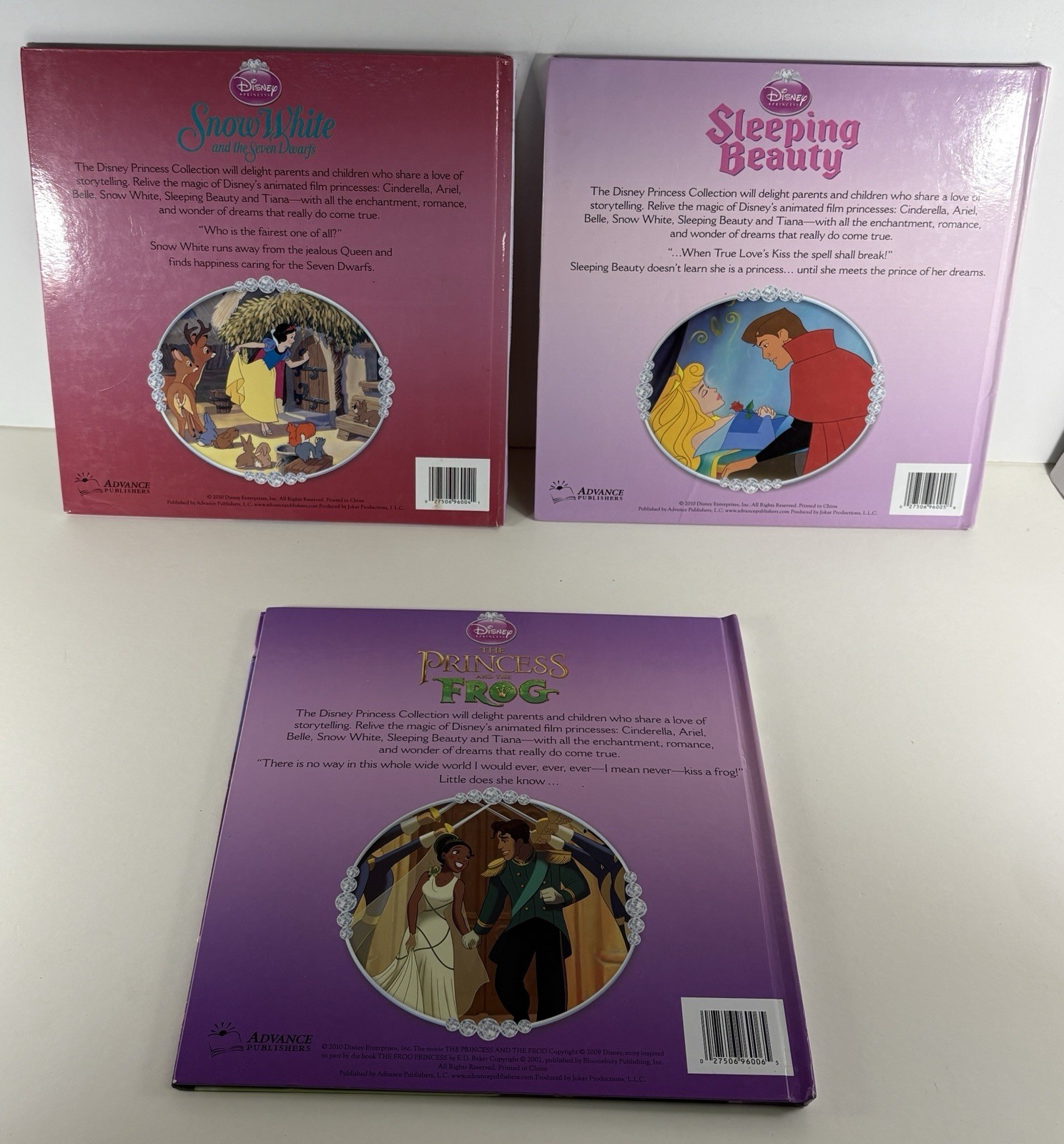 Lot of 9 Disney Princess Books: 1, 2, 3, 6, 7, 9, 10, 11, 12, Illustrated HCs