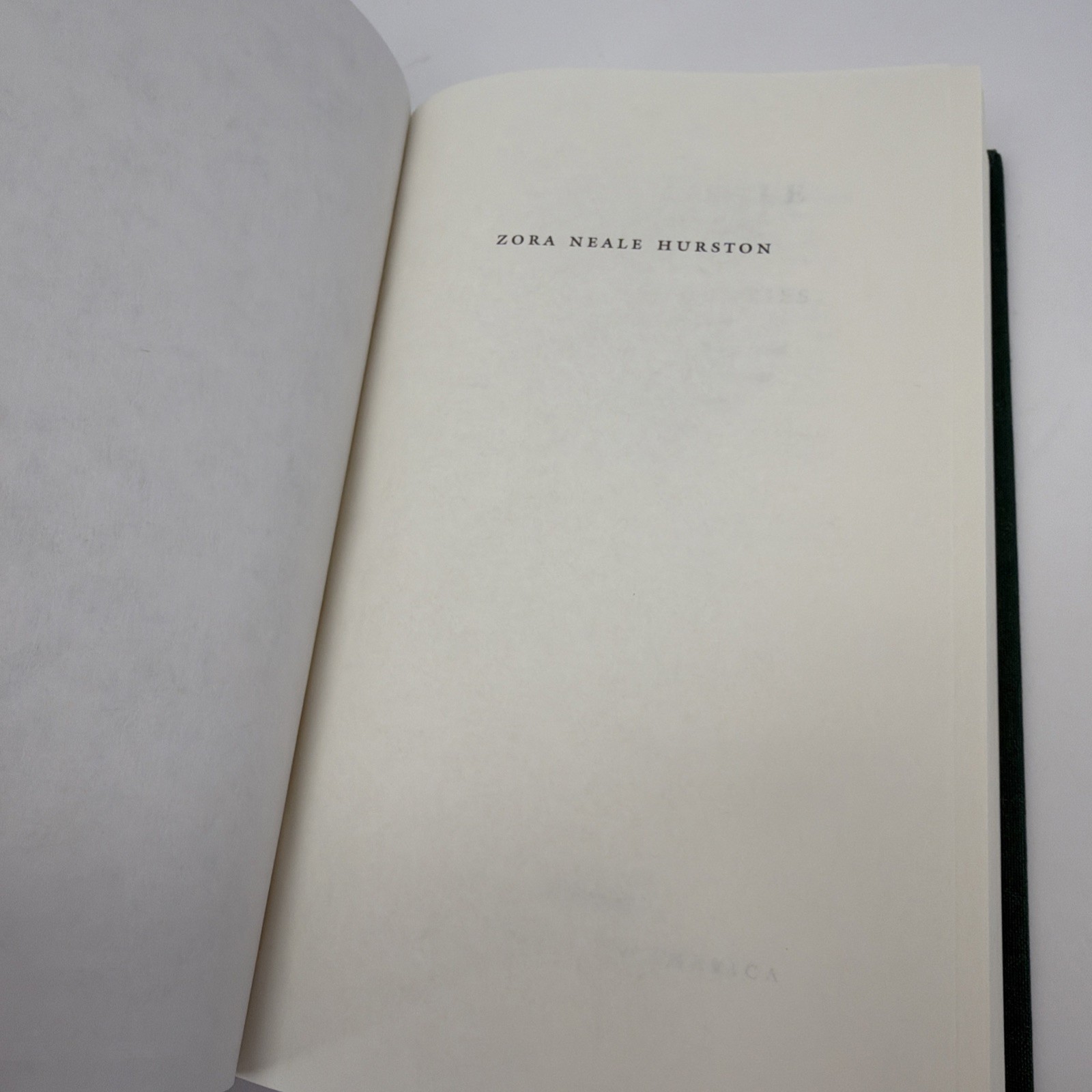 ZORA NEALE HURSTON Novels & Stories Library of America 1995 Third Cloth Slipcase