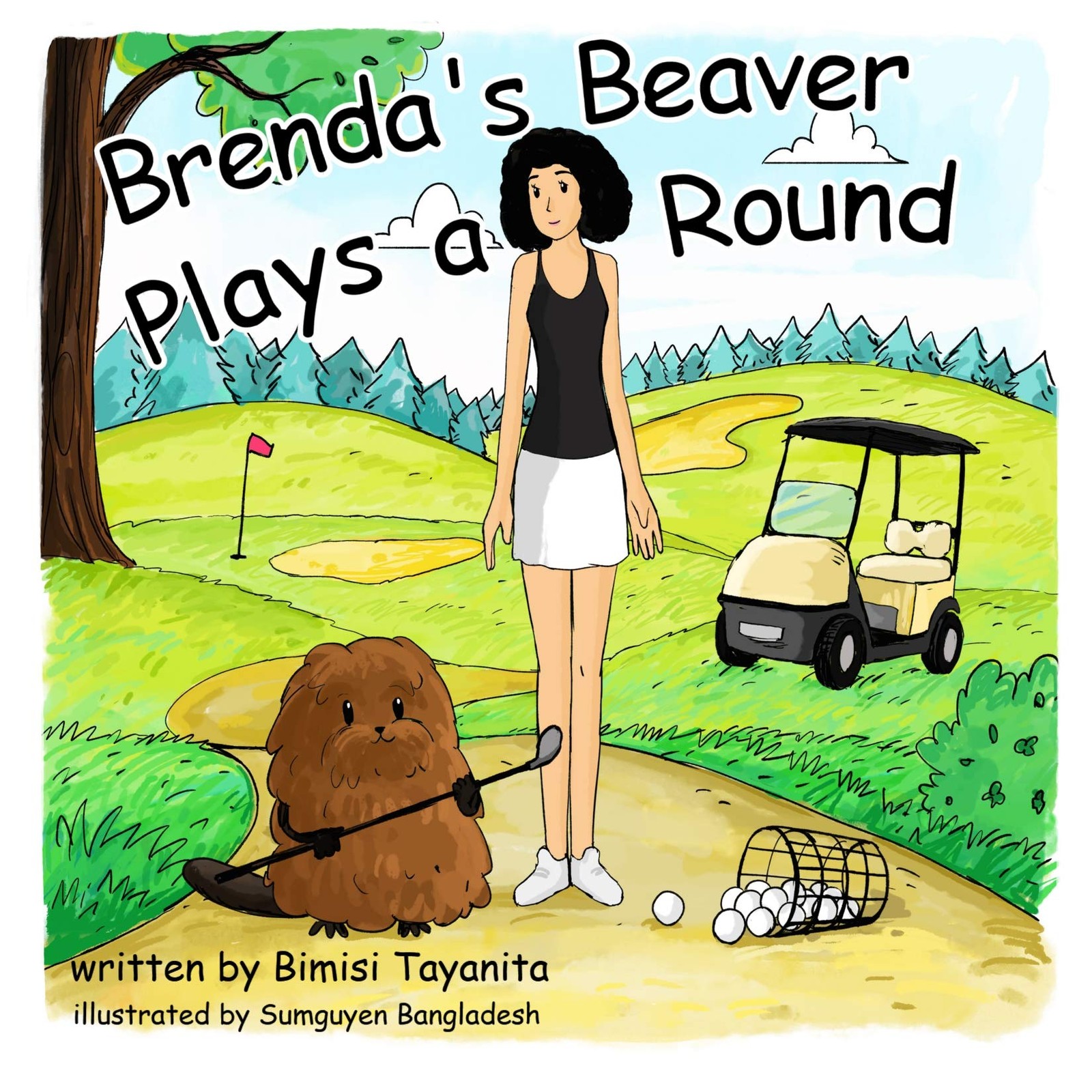 BRENDAS BEAVER PLAYS A ROUND