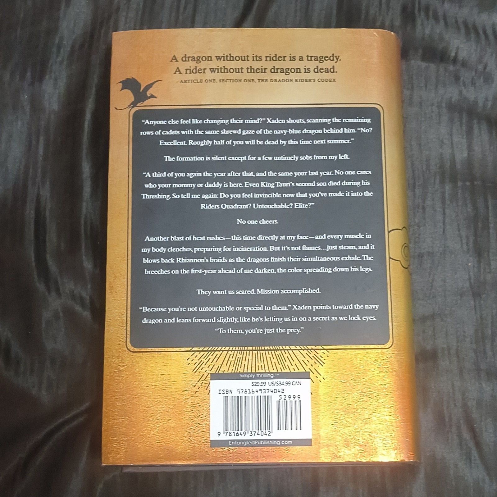 Rebecca Yarros Fourth Wing The Empyrean Ser. Fantasy Hardcover 2023 Novel