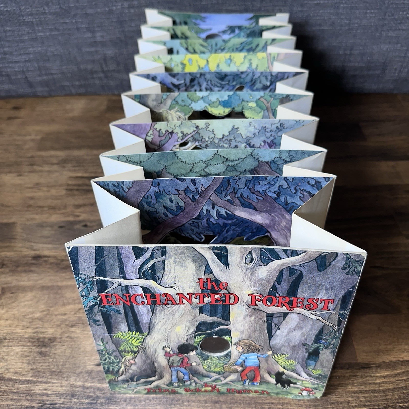 THE ENCHANTED FOREST Trina Schart Hyman Magic Windows 3D Scene 1984 Rare HTF