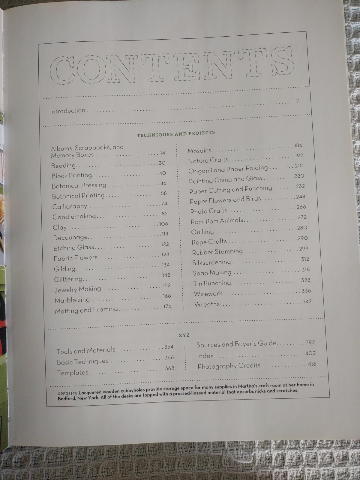 2009 First Edition Hardcover Book: Martha Stewart&rsquo;s Encyclopedia Of Crafts