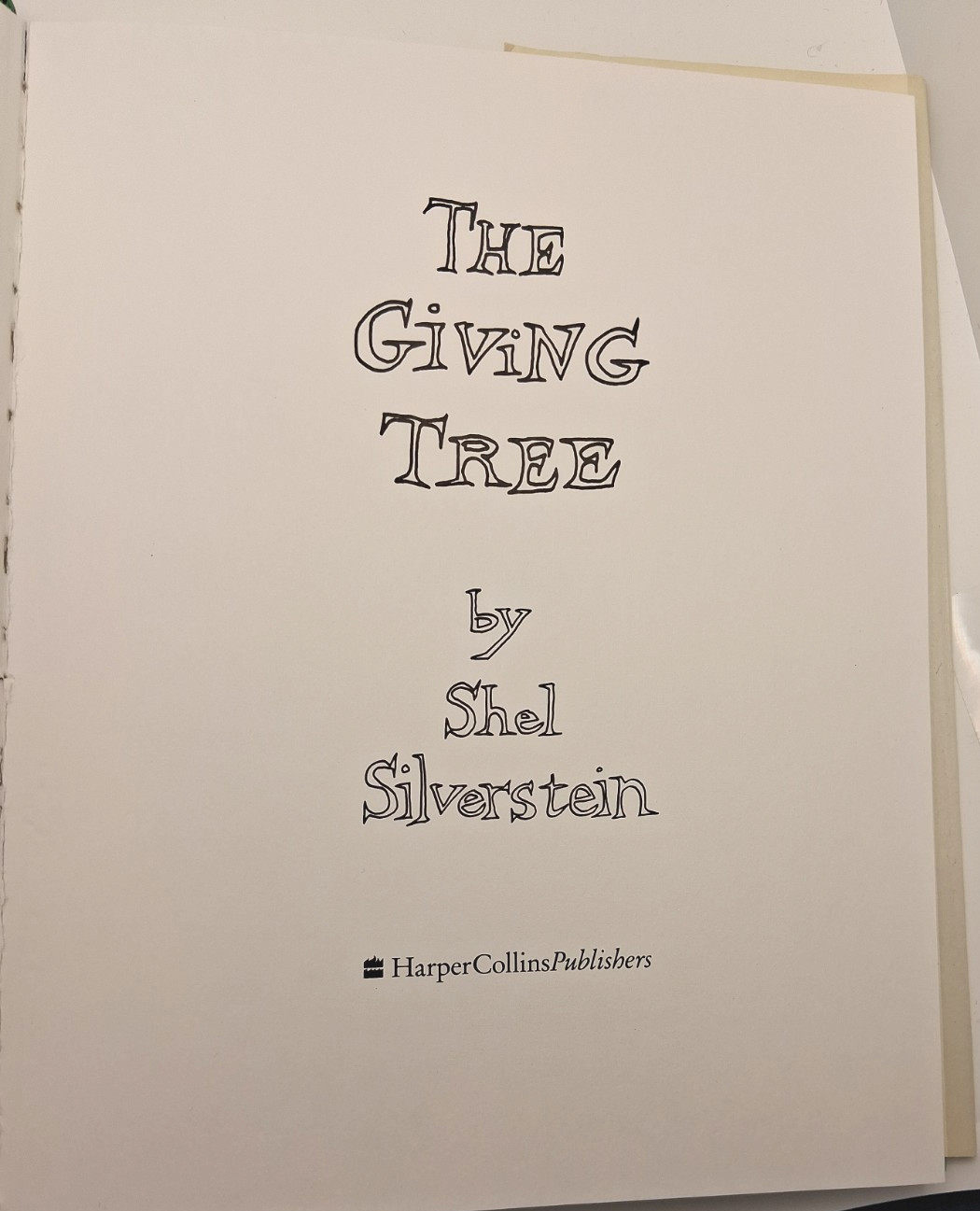 The Giving Tree by Shel Silverstein HC in DJ
