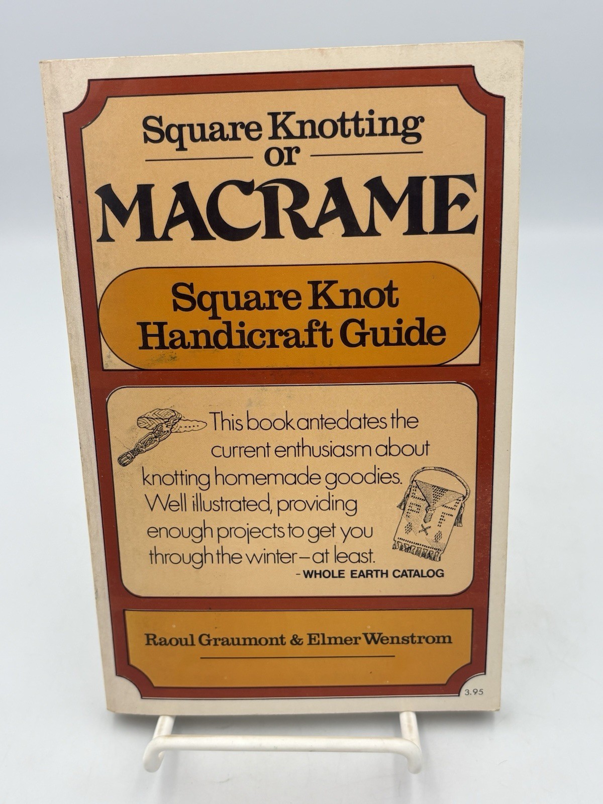 Square Knotting Or Macrame – Raoul Graumont (1949) Vintage Paperback