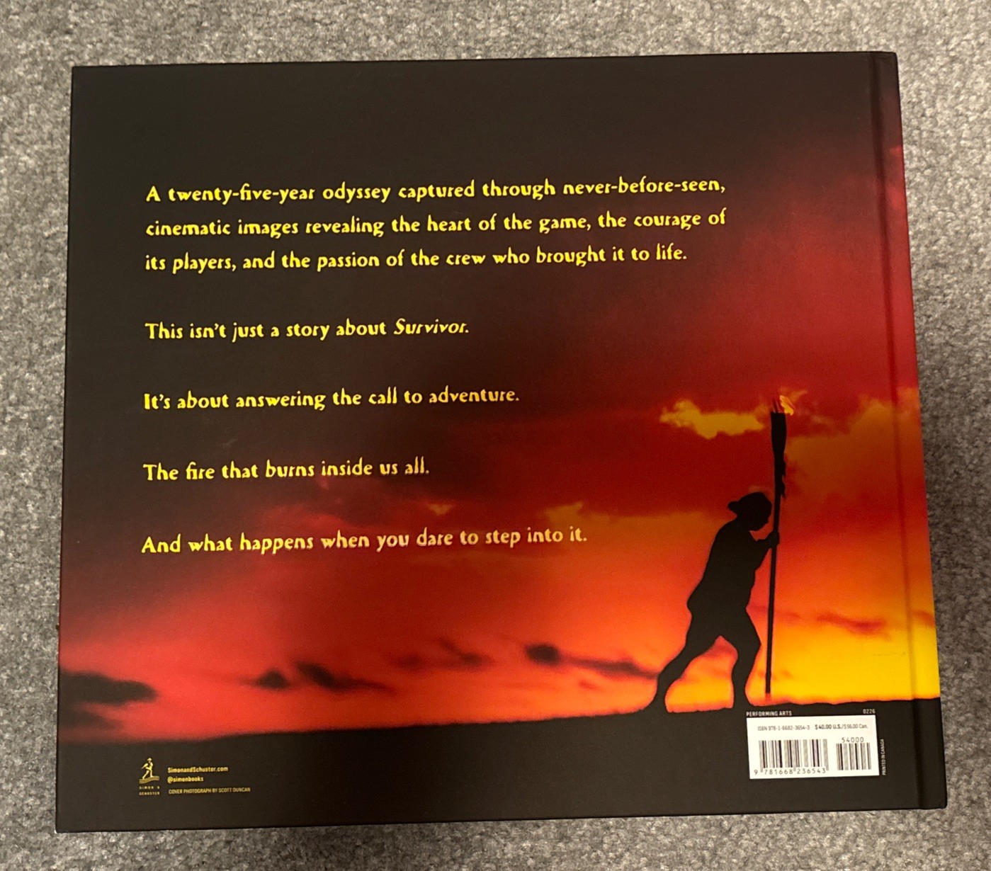 AUTOGRAPHED – « Survivor-Forged By Fire » by Jeff Probst – Barnes and Noble
