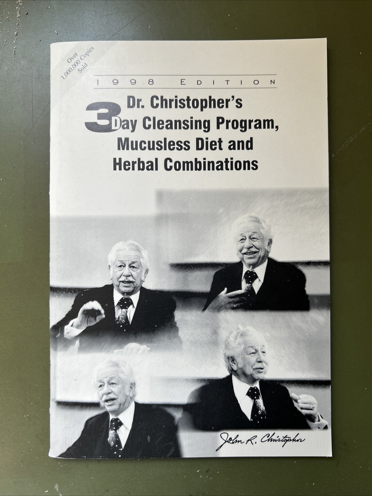 Dr. Christopher&rsquo;s Three-Day Cleansing Program, Mucusless Diet…1998 Edition NEW