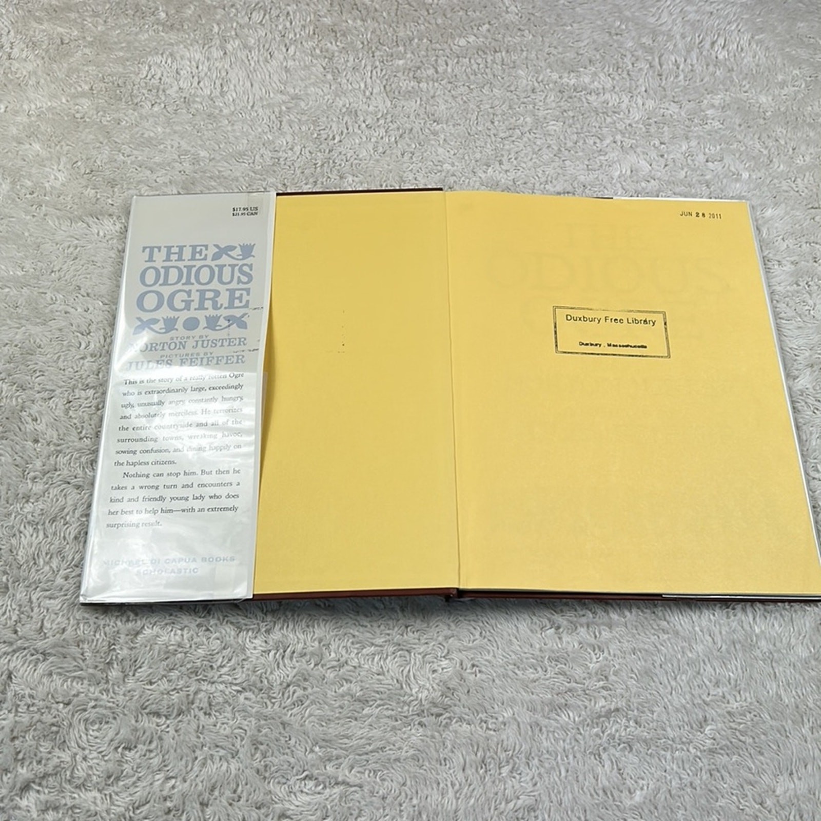 Jules Feiffer Picture Book bundle lot – I lost my Bear and The Odious Ogre