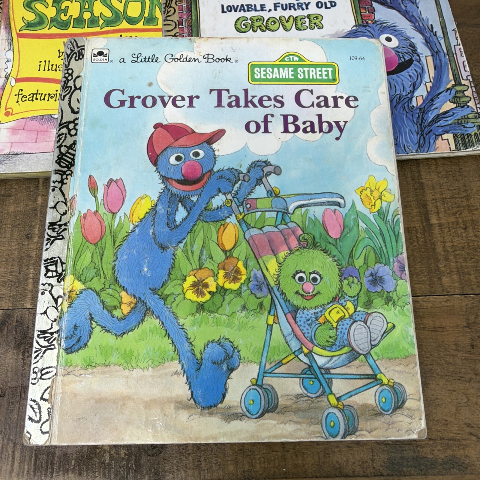 Sesame Street A Little Golden Book Vintage Children&rsquo;s Books 1970-80s
