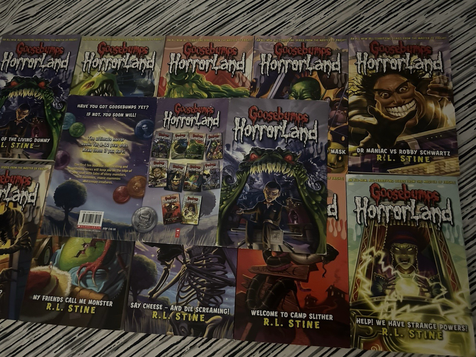 Goosebumps HorrorLand by R.L. Stine Paperback – 10pc Full set – Collector&rsquo; item