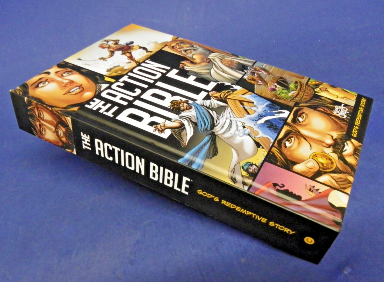 The Action Bible: God&rsquo;s Redemptive Story Graphic Novel Hardcover 1st Edition NEW