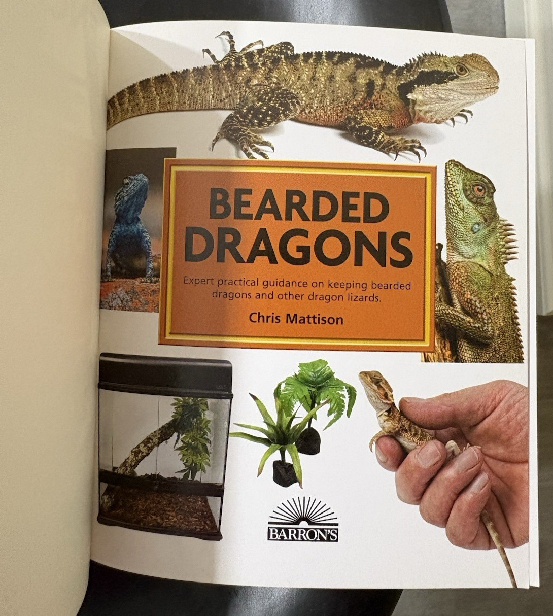 Barron&rsquo;s Mini Encyclopedia Bearded Dragons Chris Mattison Paperback 2011 Illus