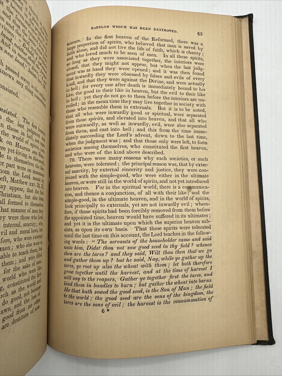 Last Judgement Emanuel Swedenborg 1868 Hardcover 103 Pages