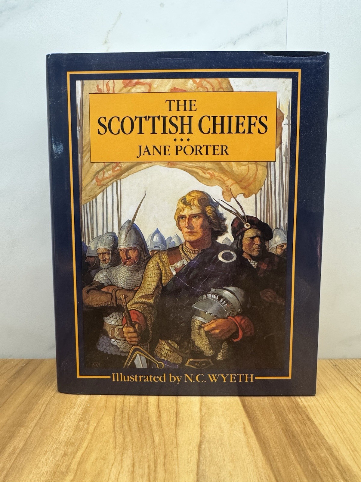 The Scottish Chiefs Jane Porter 1991 Blue HC Charles Scribner&rsquo;s Sons 1st print