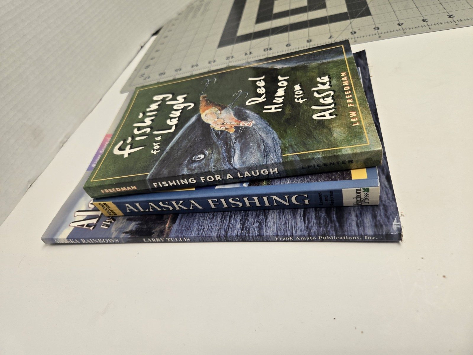 Alaska Fishing Book Lot Rainbows Fishing Humor Alaska Fishing Guide 3