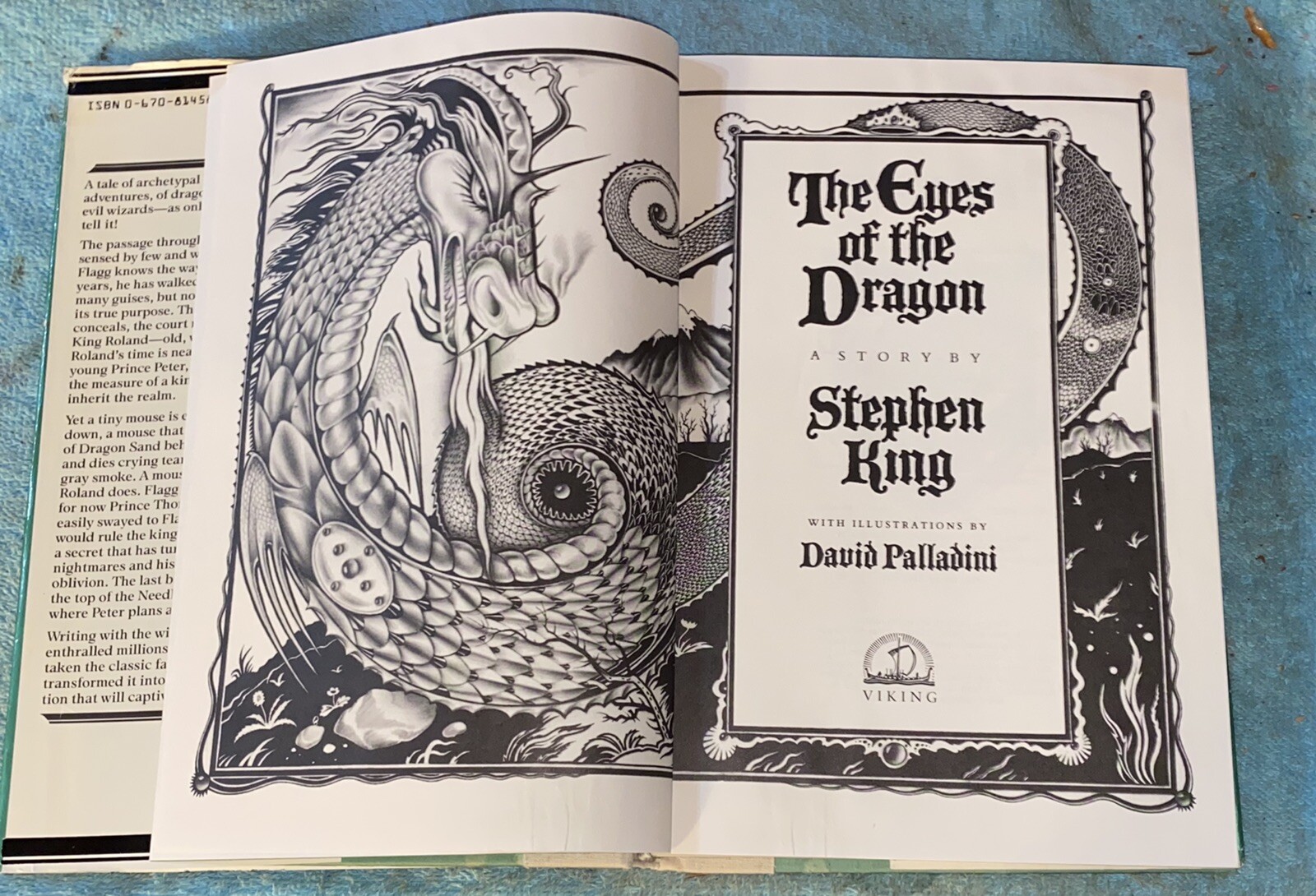 The Eyes of the Dragon, Stephen King, First Edition, First Printing