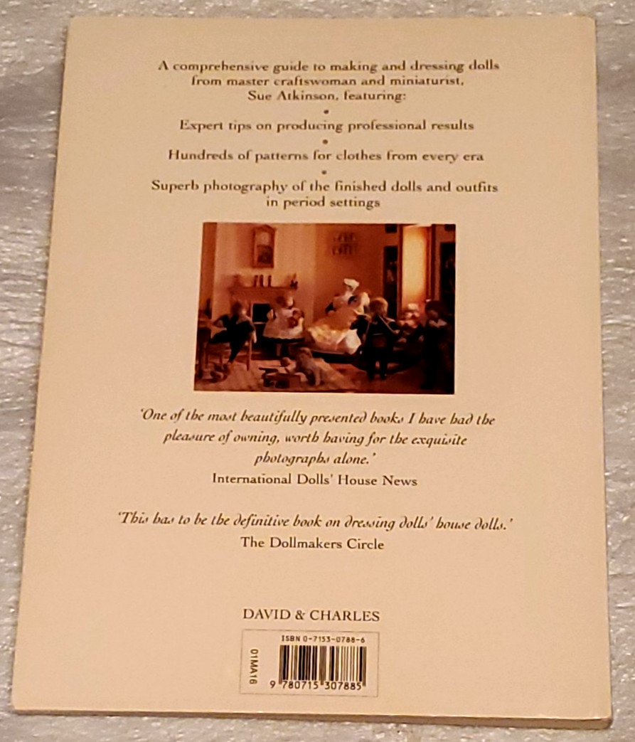 Making & Dressing Doll&rsquo;s House Dolls in 1/12 Scale – Sue Atkinson +NEW READ DESC