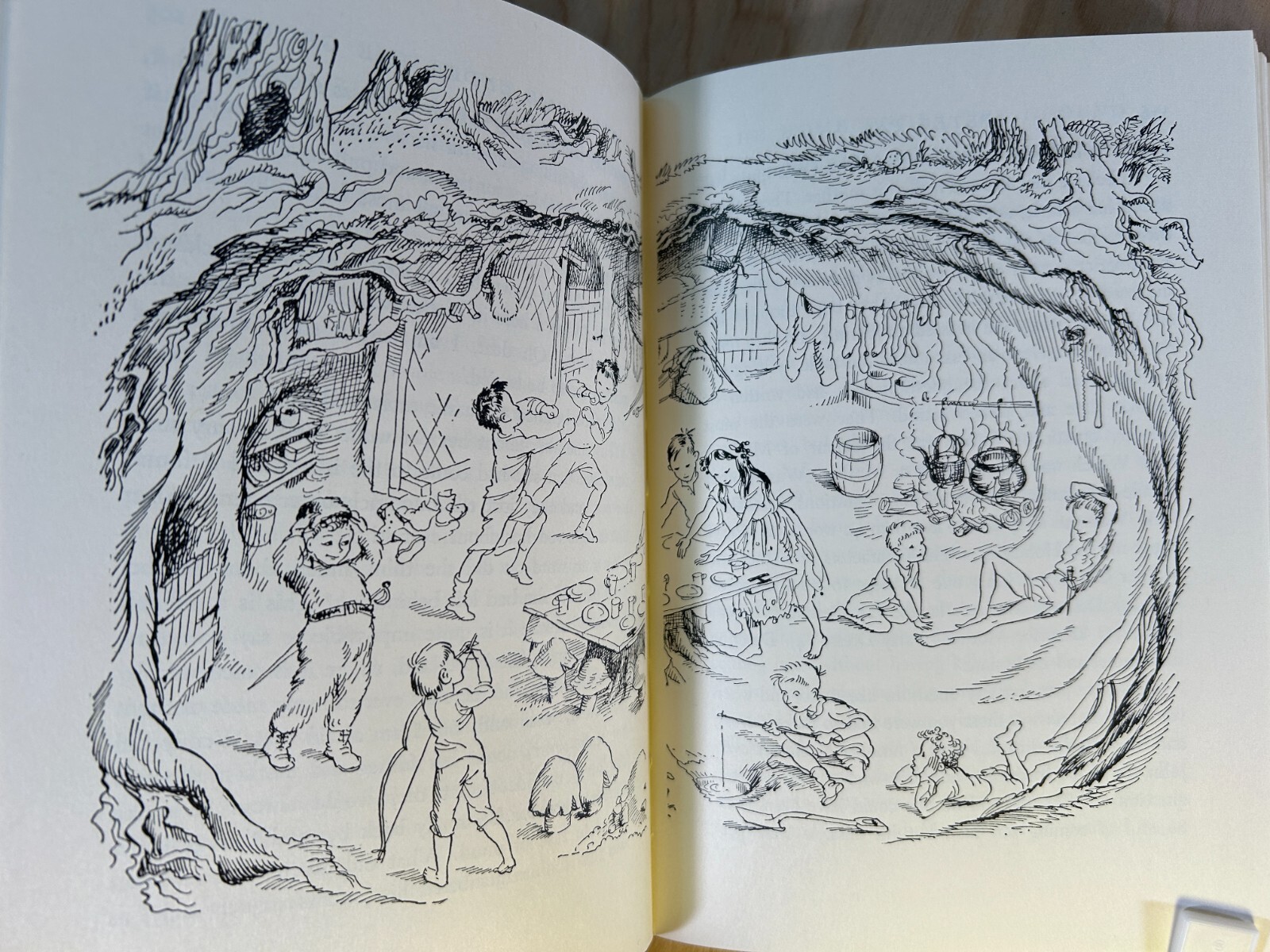 Peter Pan by J.M. Barrie, illustrated By Nora Unwin (1966, Willow Leaf Library)