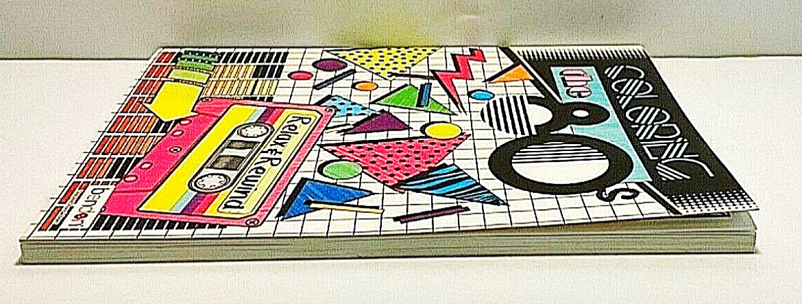📻 Bendon 16929 Coloring the 80&rsquo;s Advanced Adult Book VG 38 Pix HipHop FreeShip