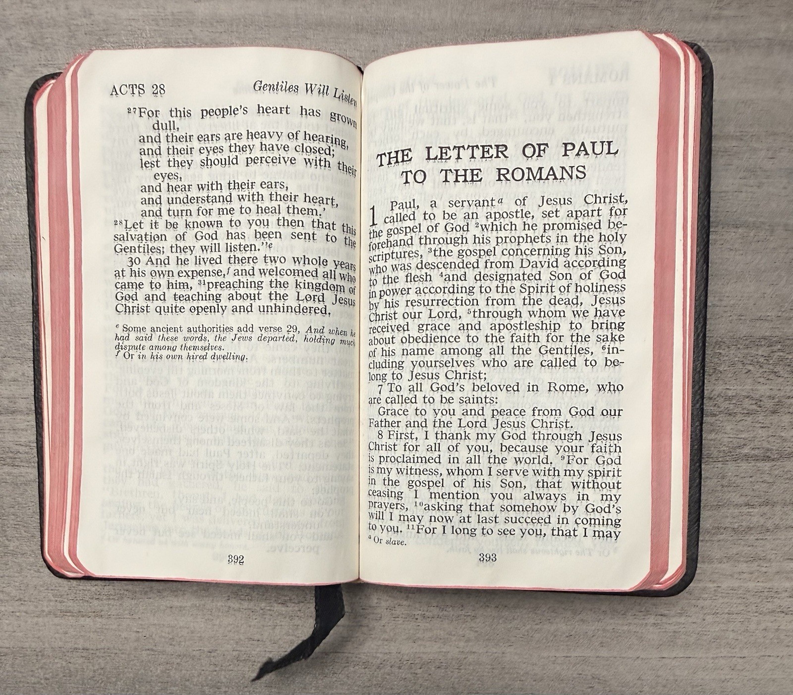 VTG Thinline 1946 Pocket New Testament RSV Black Leather 691X Nelson ~ 4.9&Prime; x 3&Prime;
