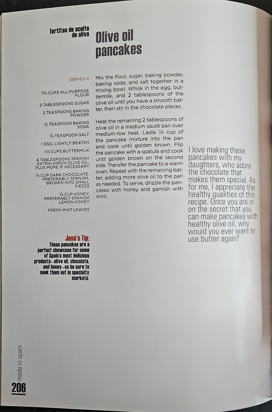 Jose Andres Cookbook Made in Spain : Spanish Dishes for the American Kitchen