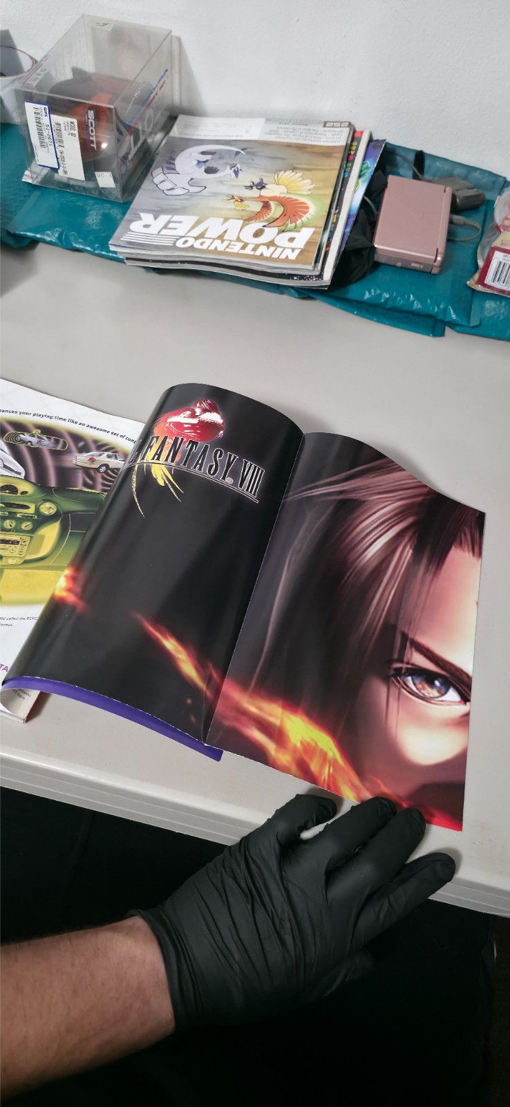 Final Fantasy VIII PS1 Strategy Guide + POSTER PlayStation 1 brady games
