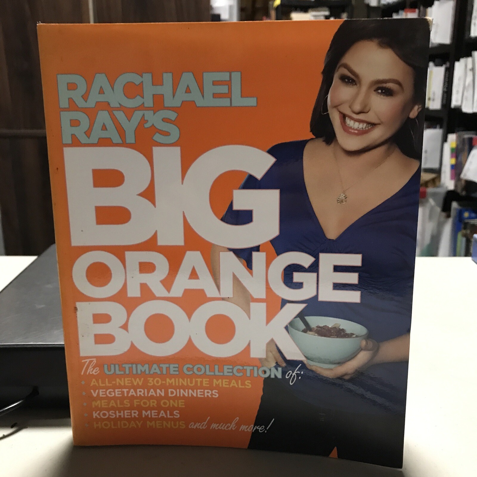 ***Signed*** Rachael Ray&rsquo;s Big Orange Book Cookbook Signed (3lb) First Edition