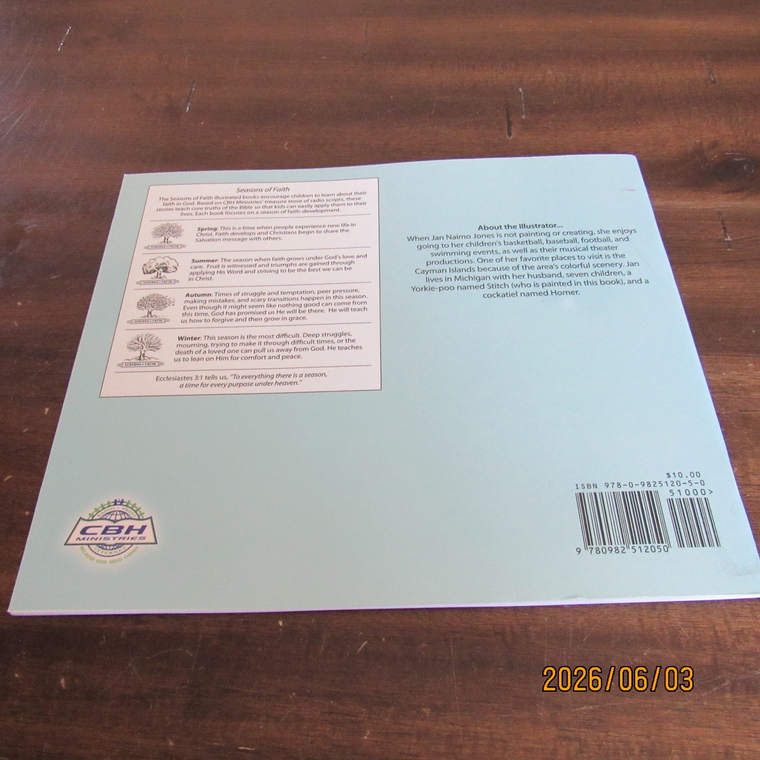 Lot 7-Seasons of Faith-CBH Ministries-Children&rsquo;s Bible Hour PB Books-CDs-2010&rsquo;s