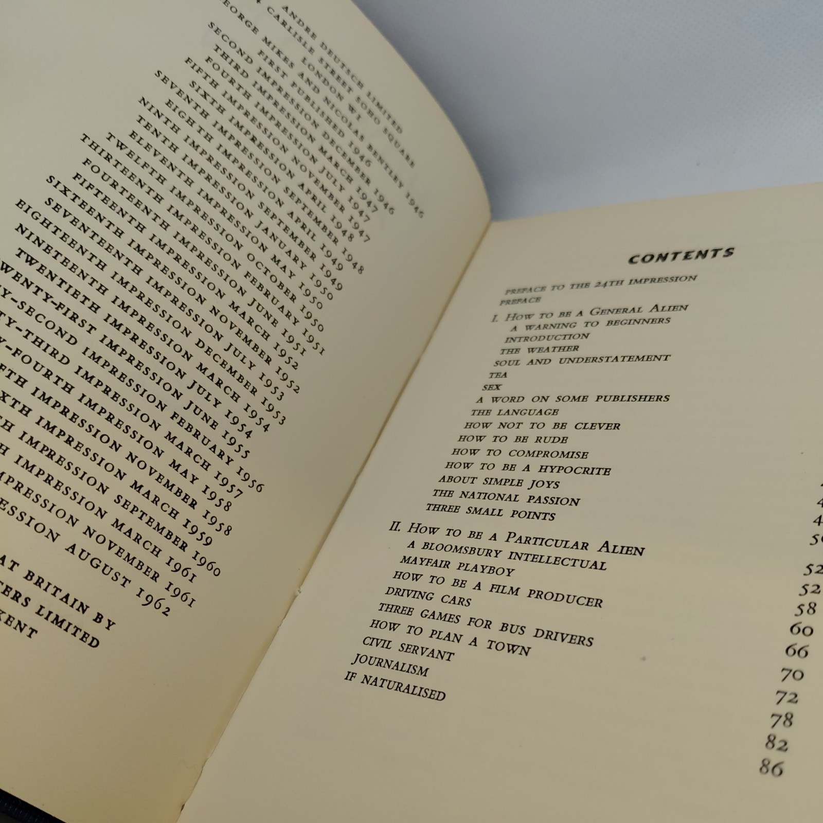 VINTAGE BRITISH 1952, How to be an Alien (In England) by George Mikes