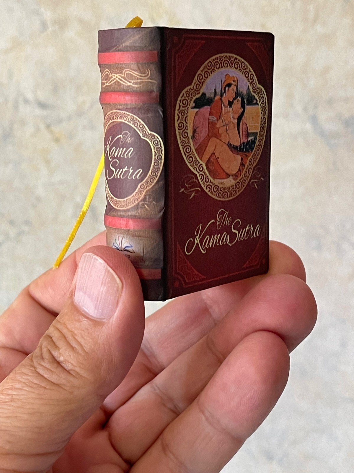 new 2022 miniature book 2.5&Prime; The Kama Sutra illustrated color 439 pg Hardcover