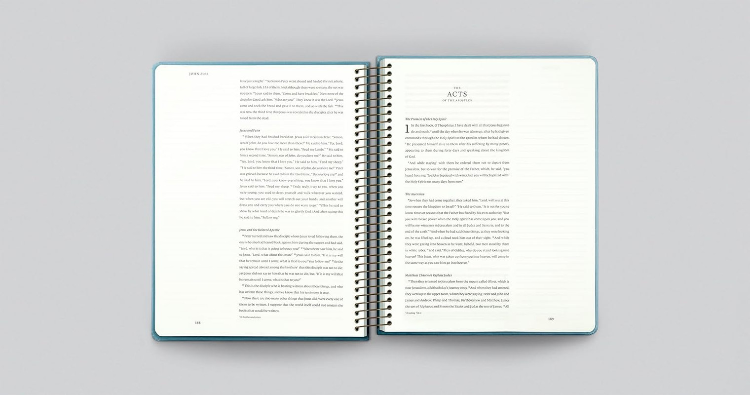 ESV Spiral-Bound Journaling Bible, New Testament (Hardcover): Holy Bible, Englis