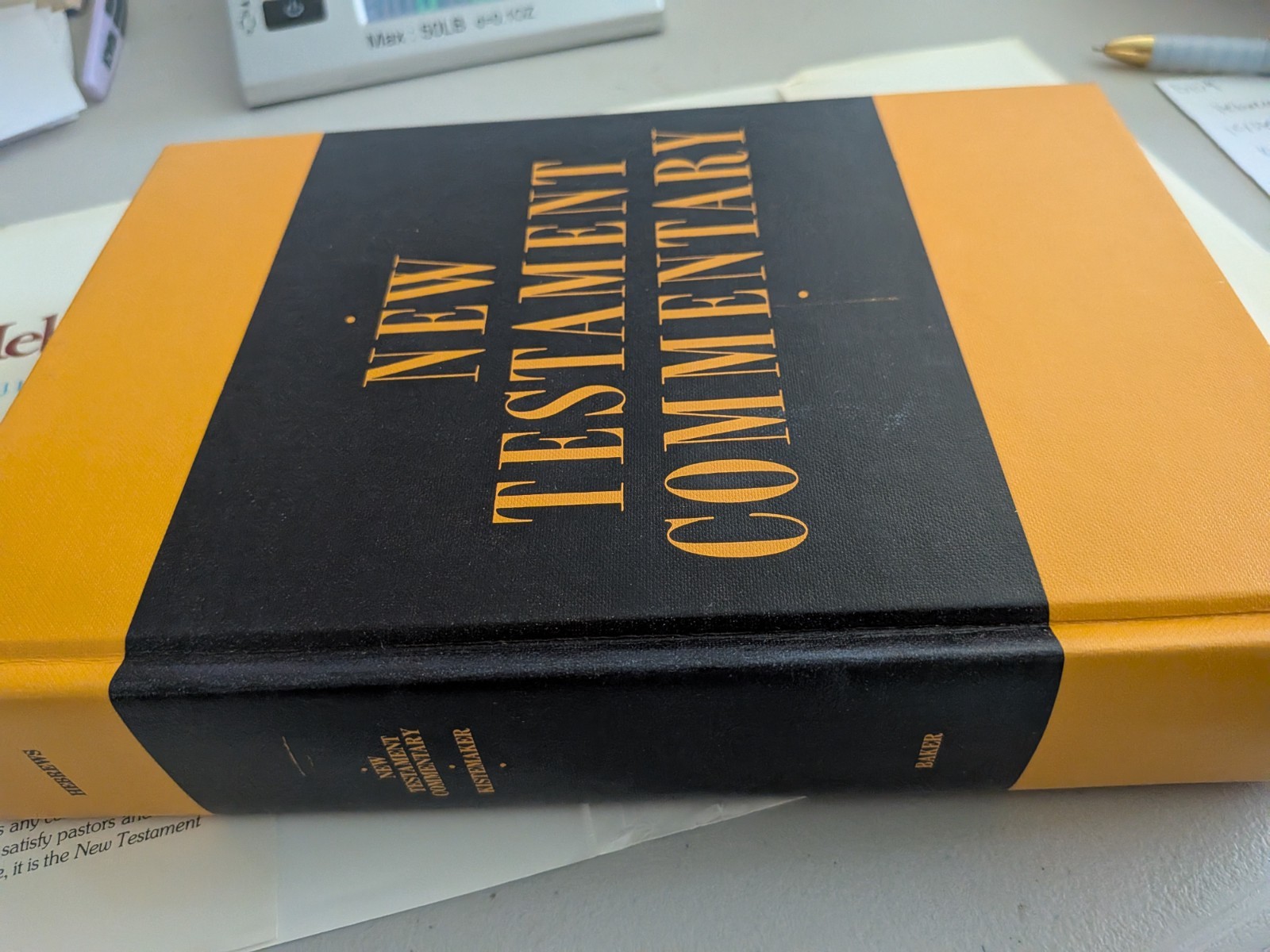 NT Commentary, Hebews~ Simon J. Kistemaker ~ 1984 Hardcover, DJ, Baker Books