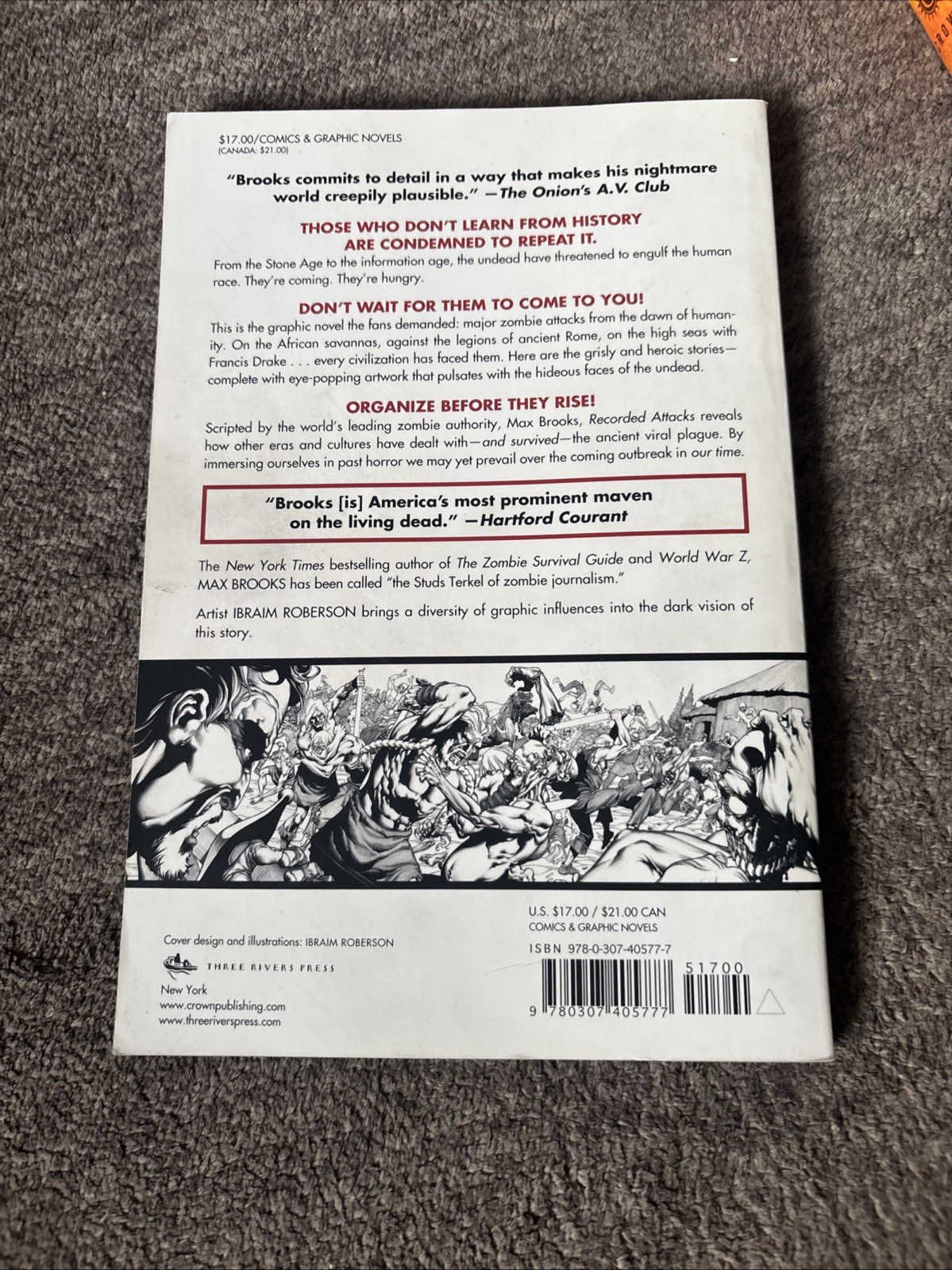 Max Brooks Signed Book Lot World War Z Zombie Survival Guide Recorded Attacks