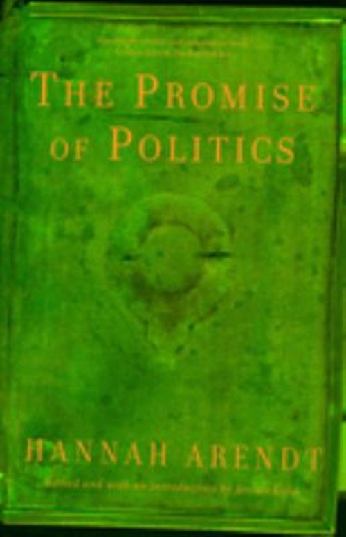 The Promise of Politics Paperback Hannah Arendt