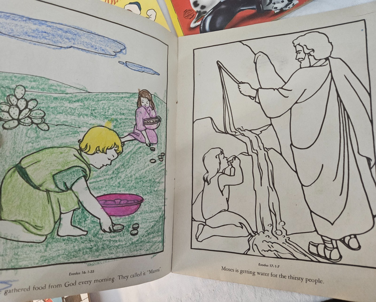 Lot of 10 Vintage USED Children&rsquo;s Coloring Books 1950&rsquo;s-60s Era in Nice Shape
