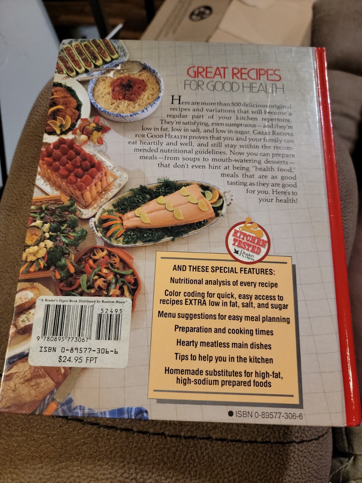 Great Recipes for Good Health by Reader&rsquo;s Digest Editors (1989, Hardcover)