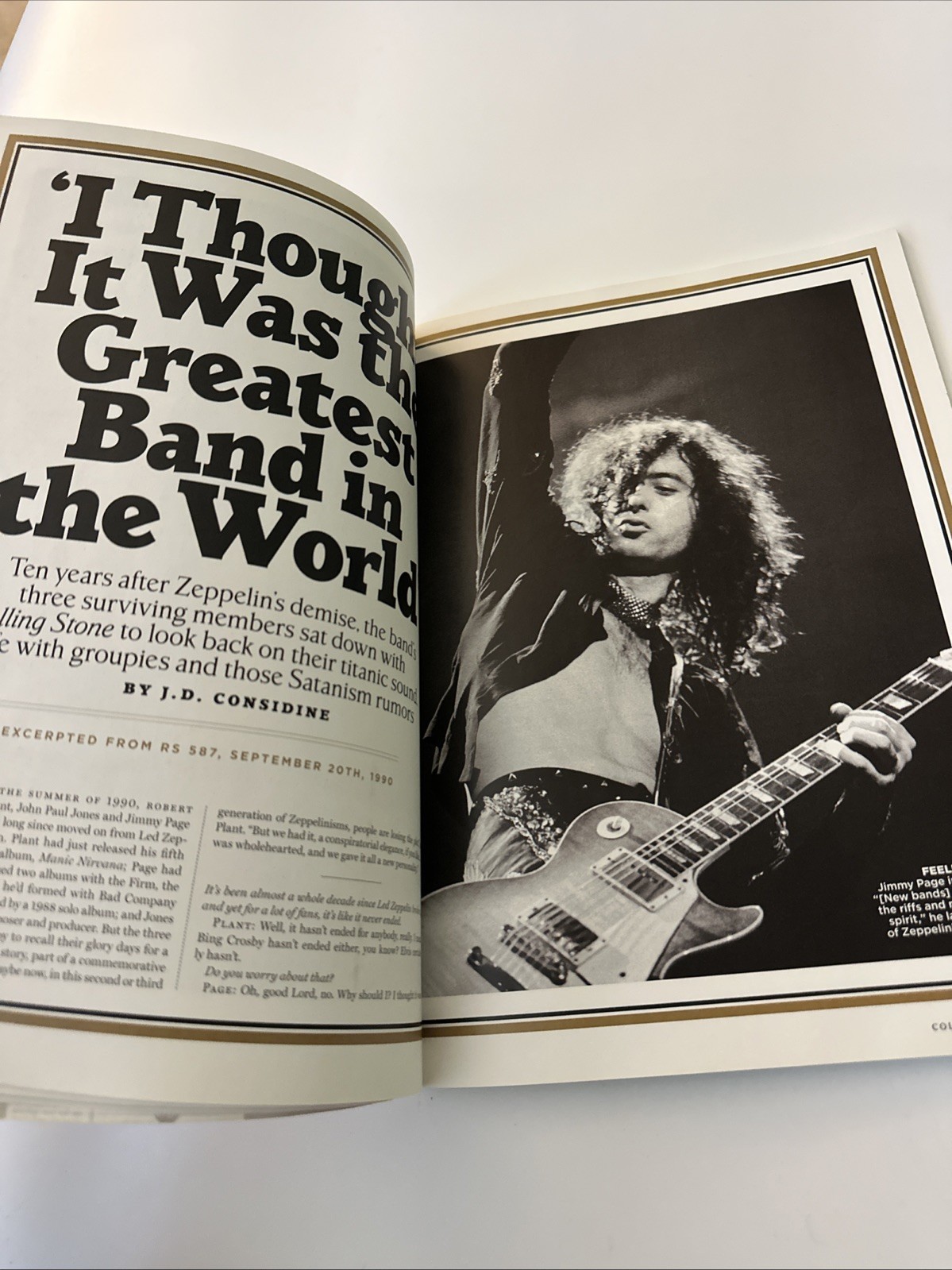LED ZEPPELIN -ROLLING STONE COLLECTOR&rsquo;S EDITION MAGAZINE – « INSIDE THEIR MUSIC »