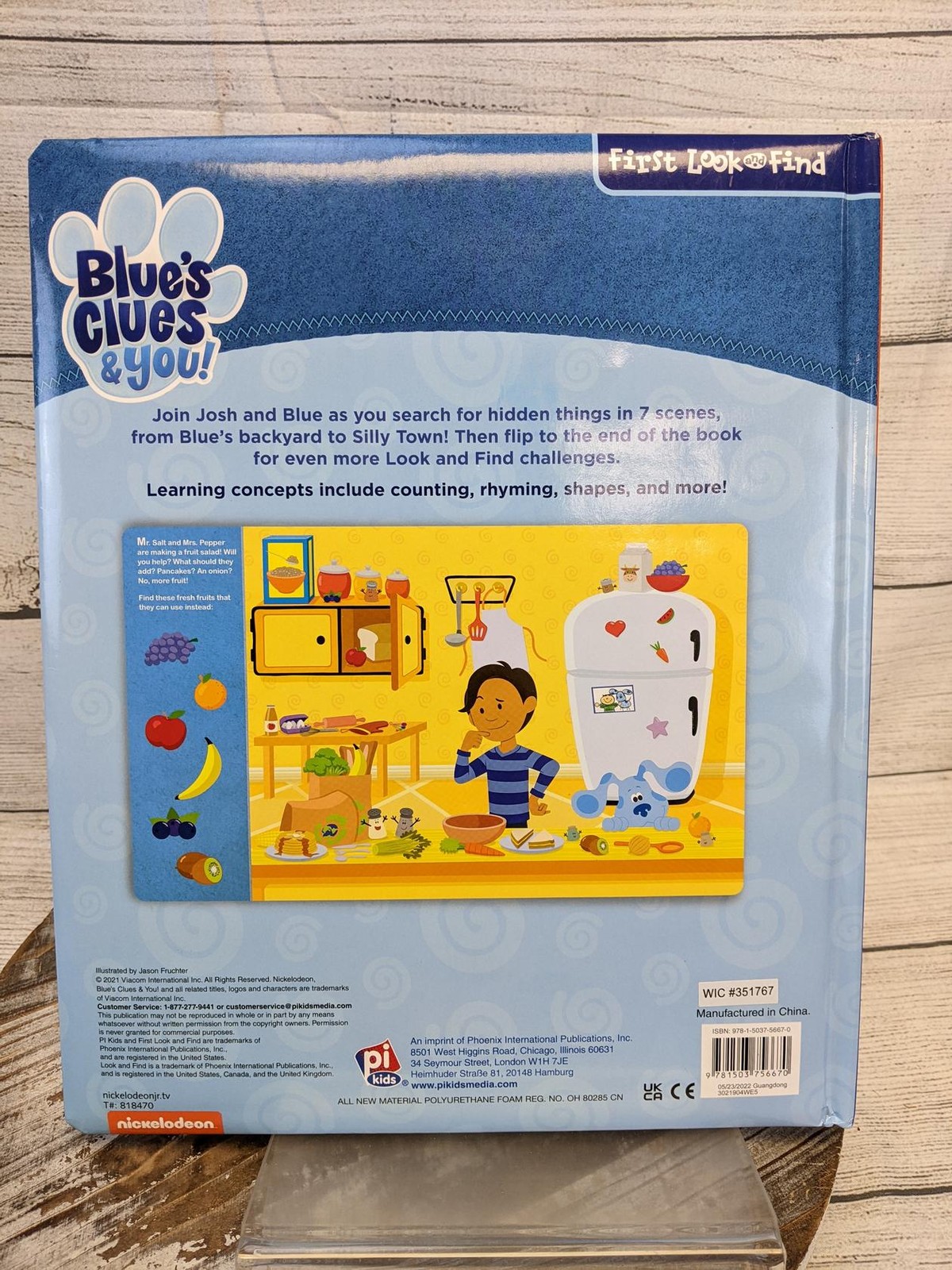 Nickelodeon Blue&rsquo;s Clues & You – First Look and Find Activity Book