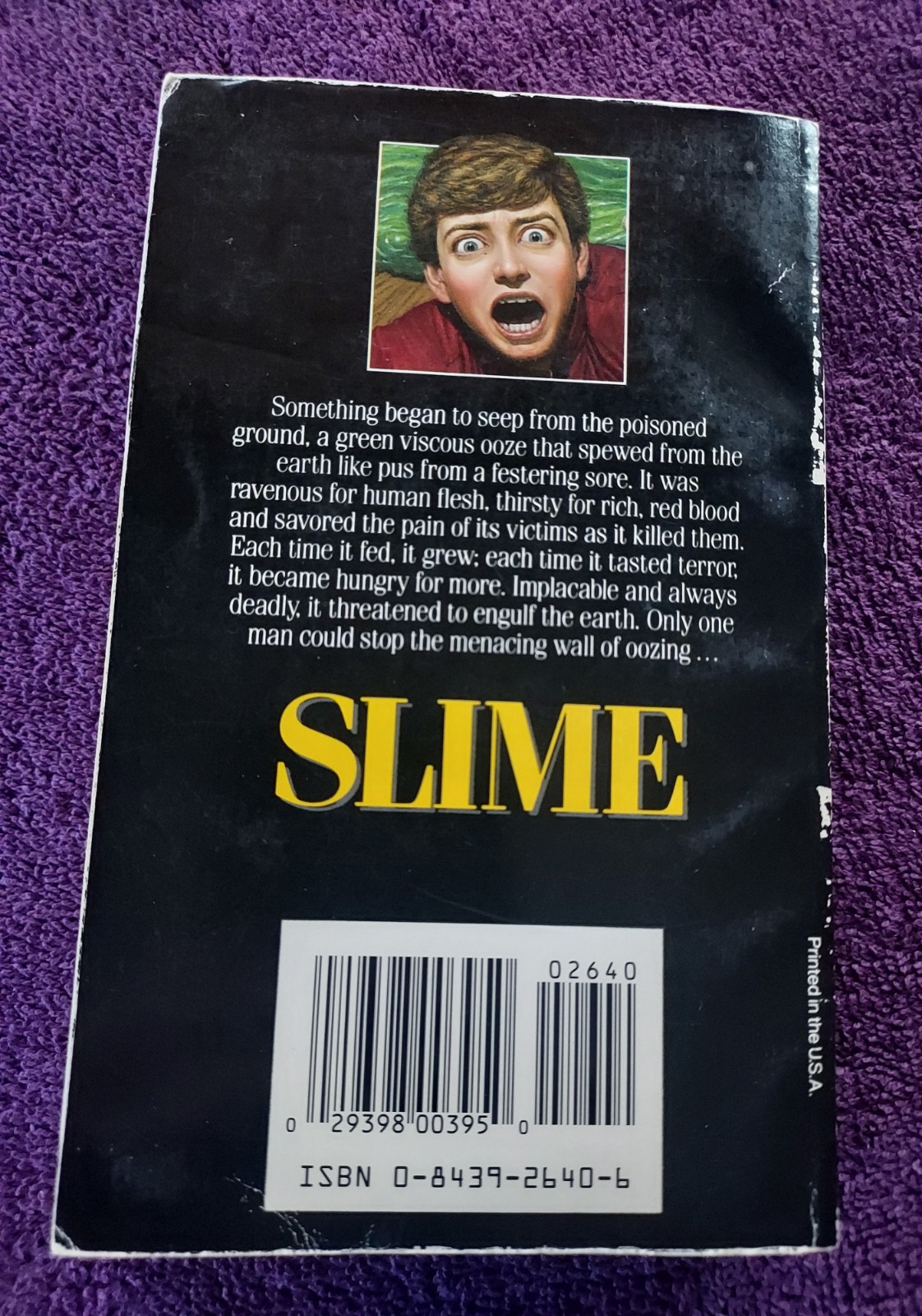 Slime William Essex Vintage Leisure Paperbacks From Hell Horror Rare John Tigges