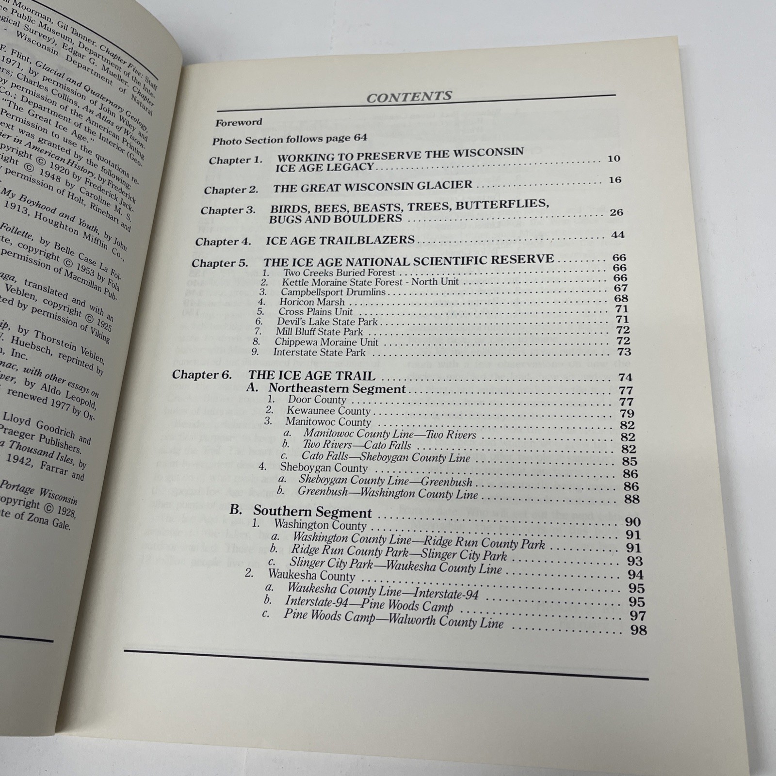 On The Trail of The Ice Age – Henry S. Reuss 1981 Softcover