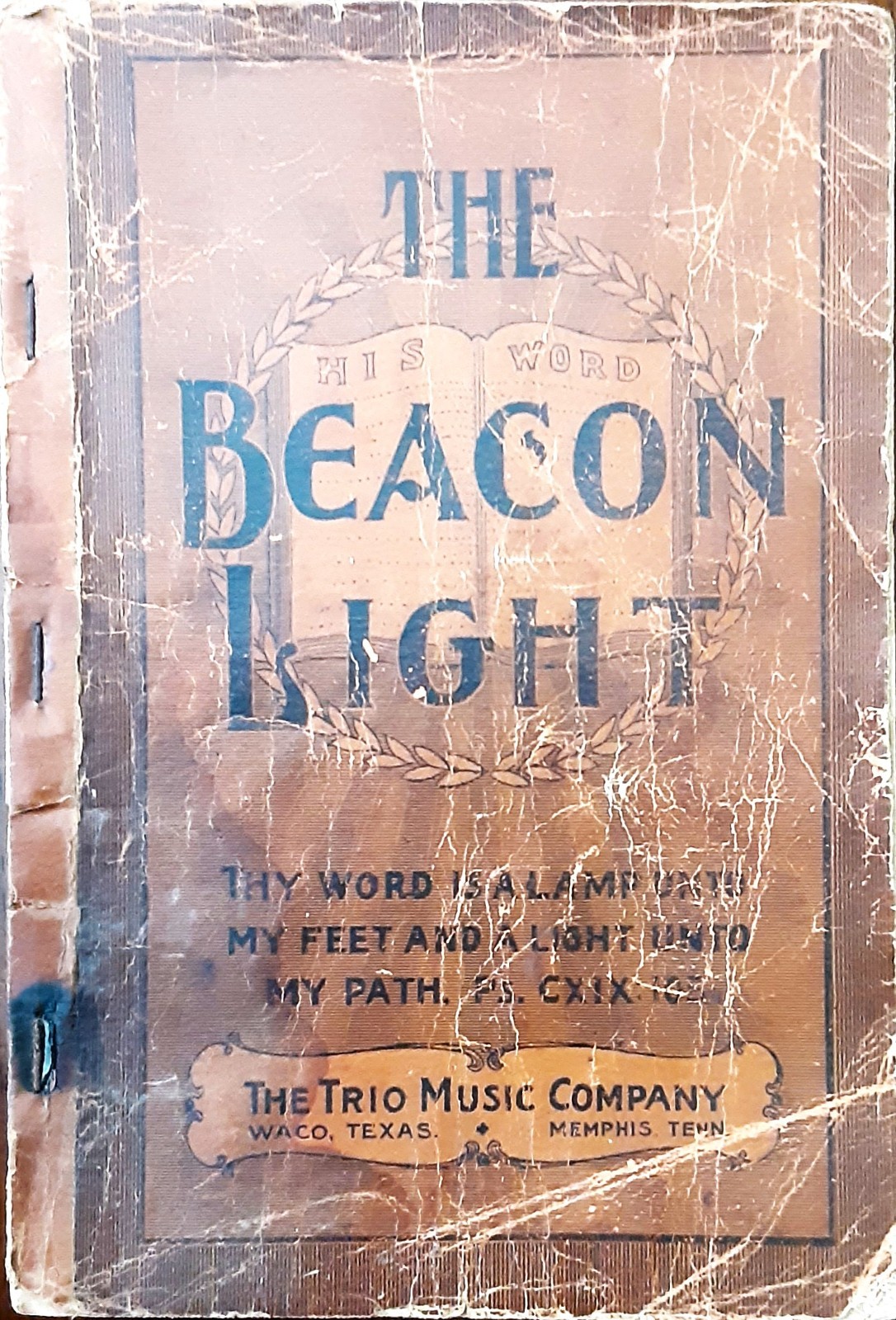 1908 – The Beacon Light – Emmett S. Dean – The Trio Music Co. Shaped notes