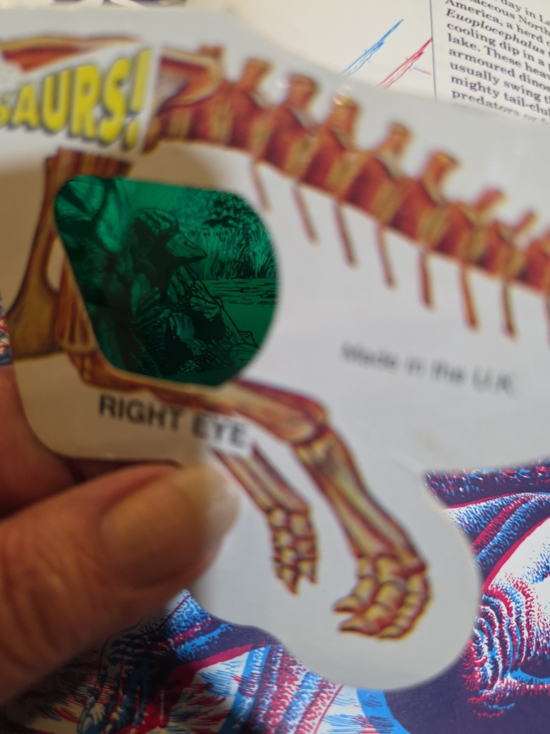 The Big Book Of Dinosaurs David Norman & 3D Glasses 4 1/2 Lbs Real Dino Facts
