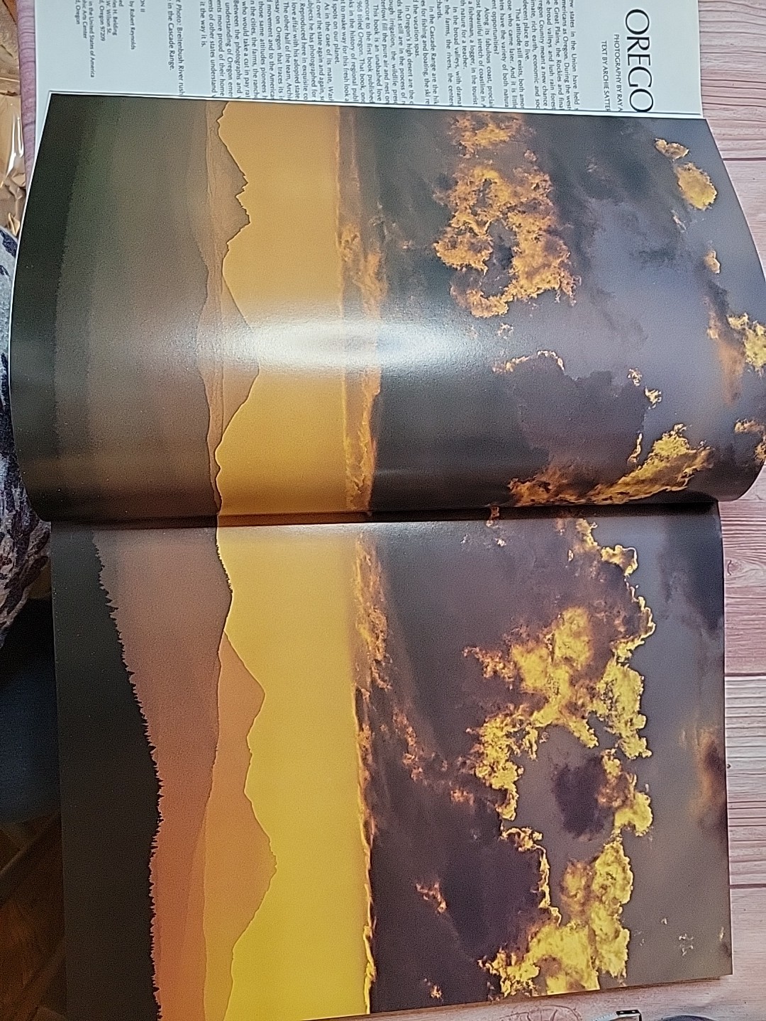 Oregon II Hardcover Large Table Top Book By Ray Atkeson Like New