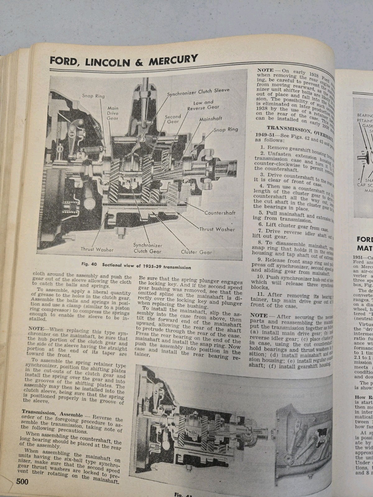 Motor&rsquo;s Auto Repair Manual 1935-1951 Models 14th Edition