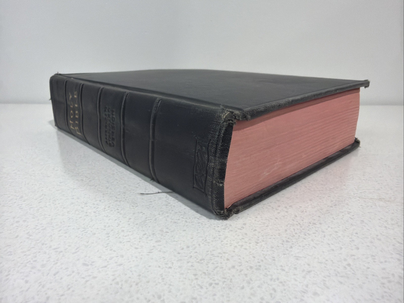 Antique Thomas Nelson & Sons Holy Bible Standard American Edition 1901 Black 7in