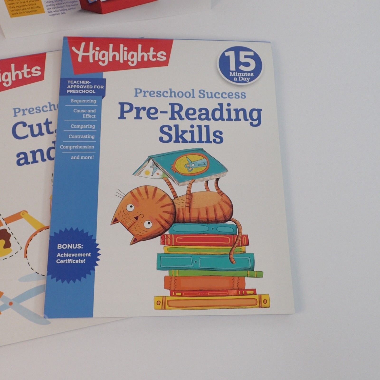 Highlights 15 Minutes A Day Preschool My Learning Box Lot of 2 Months + Bonus!